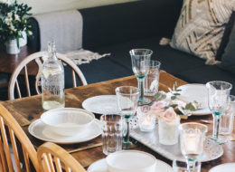 Relaxed Dinner Table Setting With Royal Doulton | The Elgin Avenue Blog